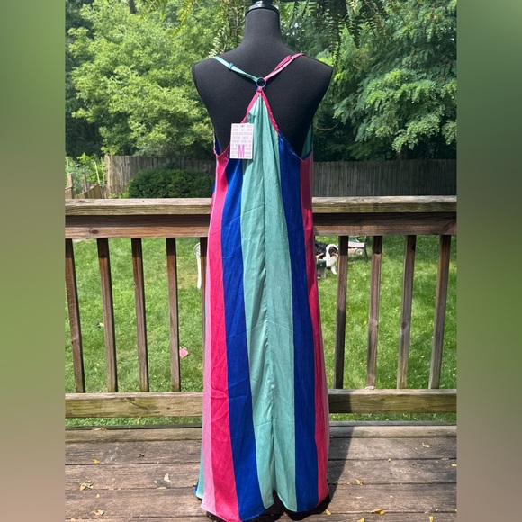 LuLaRoe Vibrant Multicolor Maxi Dress - Picture 3 of 9